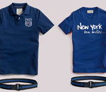 Polo et Tshirt bleus Jules