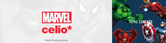 T-shirts Marvel chez Celio (greek inside)