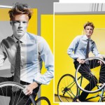 Office Artist : la chemise des hommes heureux d'aller travailler