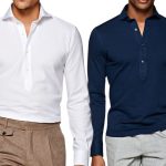 Deux hommes vêtus de chemises popover.