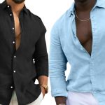 Deux hommes ayant (Dé)boutonner leur chemise pour un style irrésistible