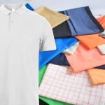 Une chemise et les différentes qualités de tissus en soie, en lin et en coton utilisés pour sa production.
