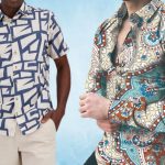 Chemises à imprimés graphiques appliquant l'art à la mode