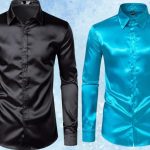 Des chemises en satin pour homme