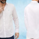 Hommes en chemises en popeline stretch