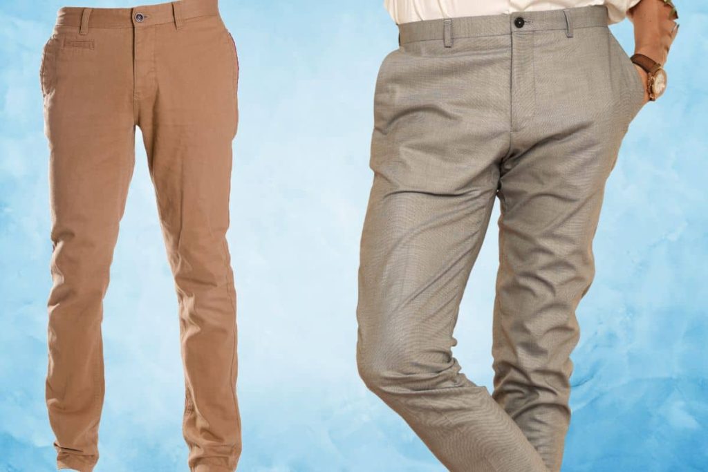 Des pantalon en lin portes et mis en valeur